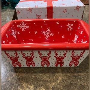 Temptations By Tara Holiday Christmas 12 oz Mini Loaf Pan Ovenware